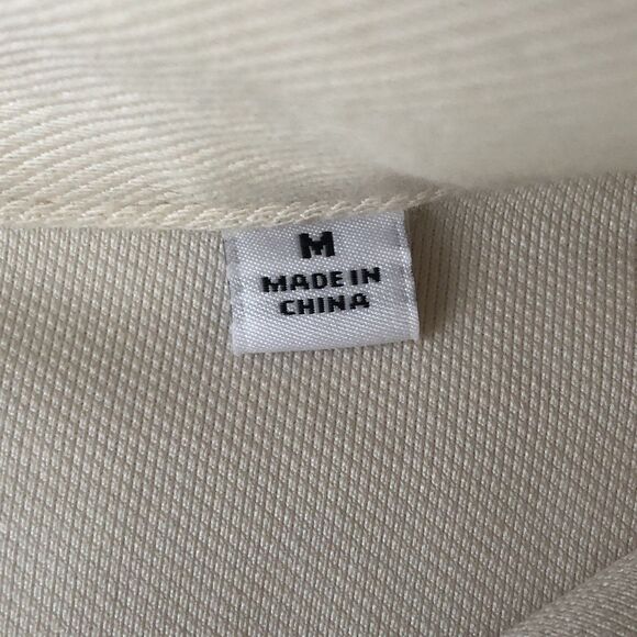 Uniqlo Jersey Relaxed Jacket Beige Size Medium - Picture 14 of 15